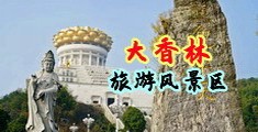 动漫女神抠粉逼中国浙江-绍兴大香林旅游风景区